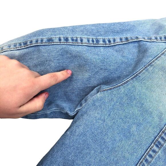 TRUE Religion Jean Jacket XXL Trucker Jacket Blue - Picture 11 of 13